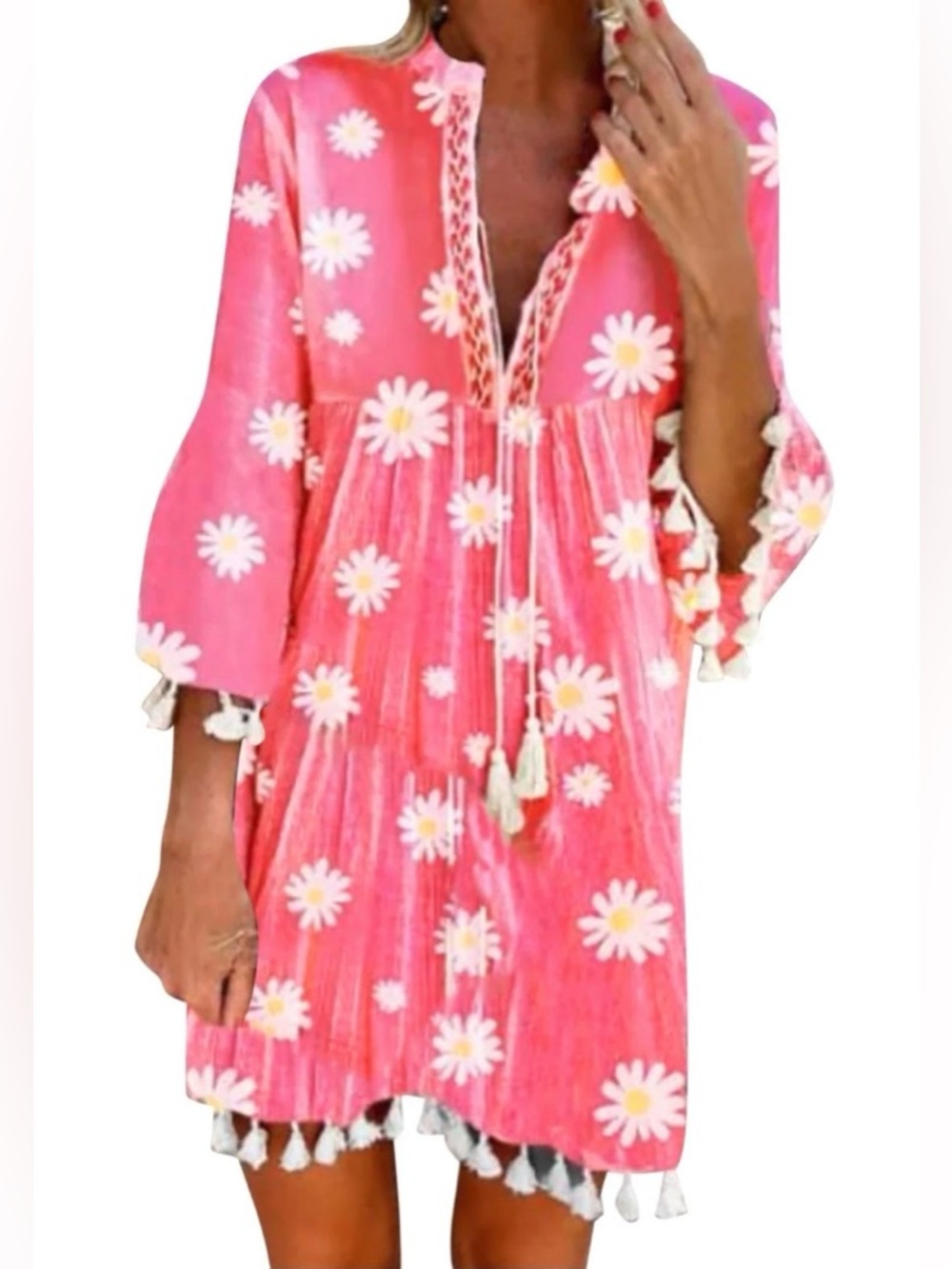 Med Daisy Boho Sundress/Mini Dress NWOT